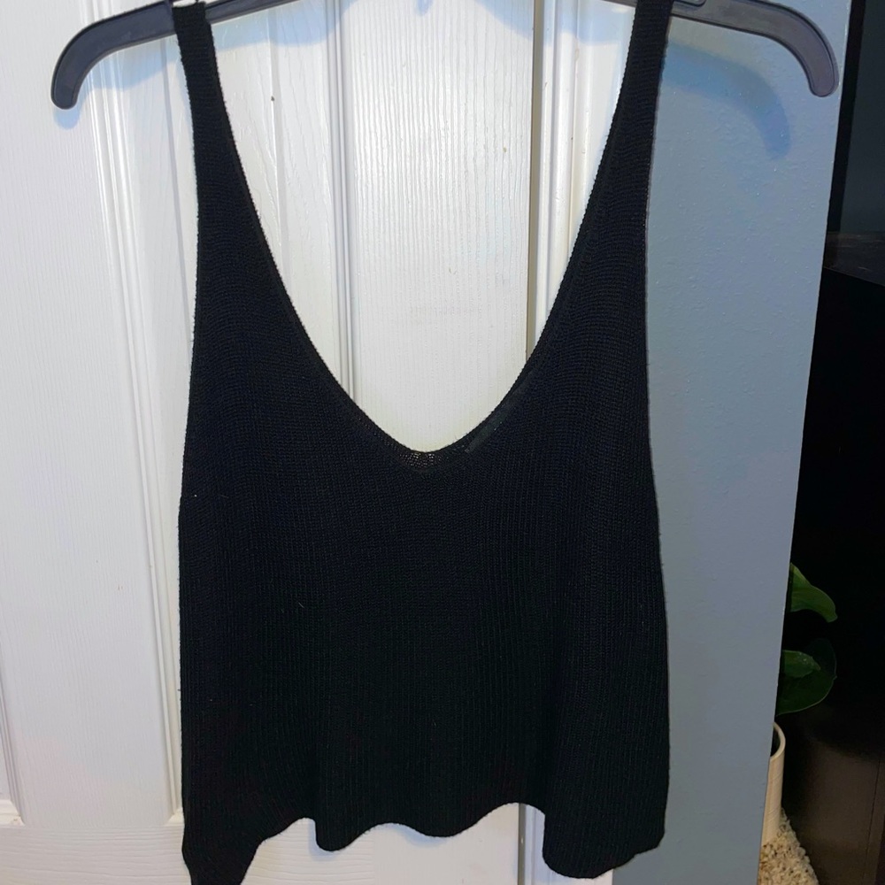 Women’s Casual Black Tank Top